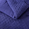 thumbnail image 4 of JML 3 Piece King Comforter Set - All Season 480GSM Down Alternative Comforter, Navy, 4 of 5