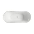 thumbnail image 2 of Bellaterra Home Bergamo 67 inch Freestanding Bathtub in Glossy White, 2 of 5