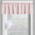 thumbnail image 2 of Ambesonne Oriental Valance Pack of 2, Floral Hexagon Lace Grids, 54"X18", Blush White, 2 of 5