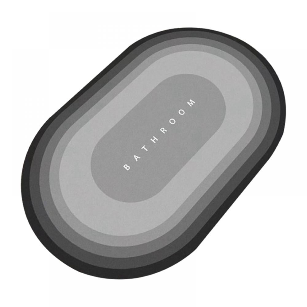 Apocaly Diatomaceous Earth Bath Mat, Nonslip Absorbent Bathroom Mat