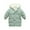 Green, variant on NOKIO Kids Winter Coat Toddler Girls Boys Autumn Winter Long Sleeve Thick Solid Color Long Down Zipper Hood Coat For 1 To 8 Years Children'S Down Puffer Jacket With Elastic Cuffs