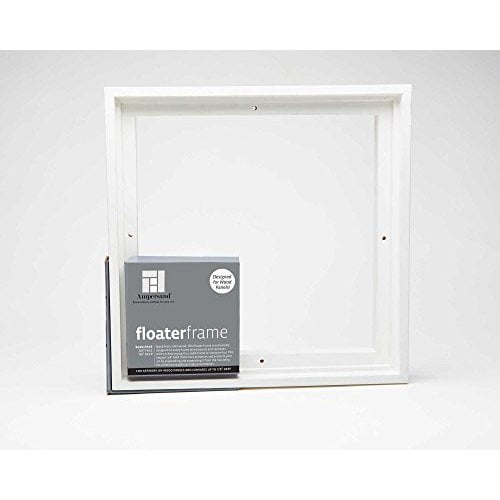 AMPERSAND ART SUPPLY FTHIN151114W Cadre Flottant Mince 1,5 Po Blanc 11X14
