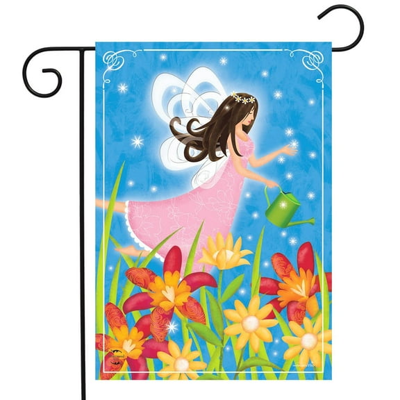Briarwood Lane Garden Fairy Spring Garden Flag