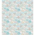 thumbnail image 3 of Ambesonne Nautical Duvet Cover Sets, Pastel Toned Seashells, 2-Twin, Tan Turquoise White, 3 of 3