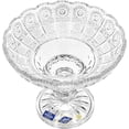 thumbnail image 4 of Aurum Crystal, Bohemia Crystal 50702, 8" Dia Crystal Cut Fruit Bowl on a Stem, 4 of 4