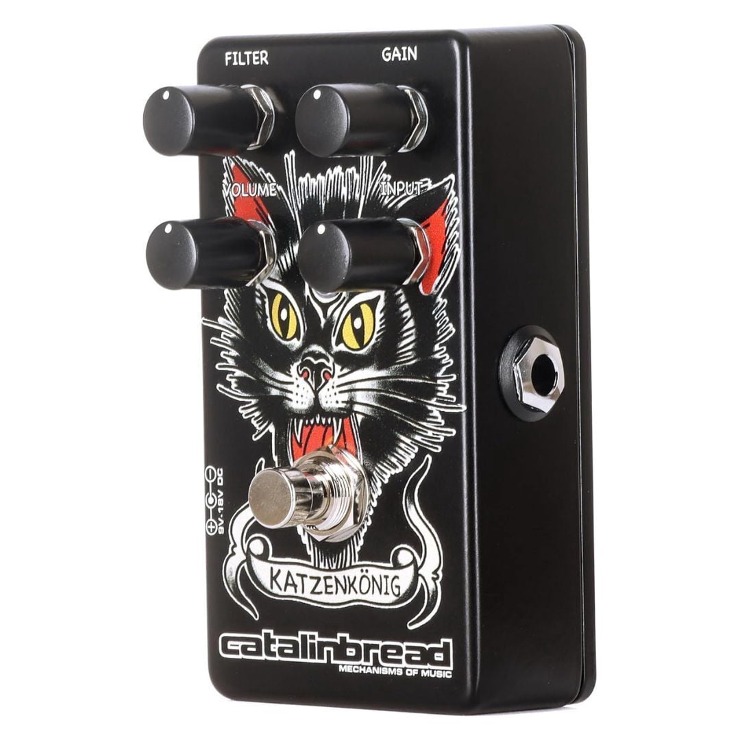 Catalinbread Traditional Ink Collection Katzenkonig Fuzz Guitar Effects Distortion Pedal with Adjustable Controls