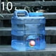thumbnail image 1 of Jarra de agua, contenedor de agua para acampar, almacenamiento de agua con espita, sin fugas, tanque de agua de emergencia portátil para acampar al Con tapa de manguera, 1 of 8