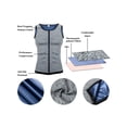 thumbnail image 5 of Tinglu Sauna Suit Shirt Men's Shapewear Workout Shaper Tank Top Sweat Compression Vest, 5 of 8
