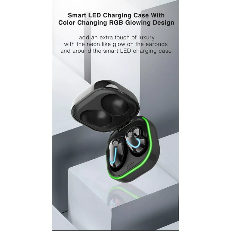 Glow wireless online led earbuds