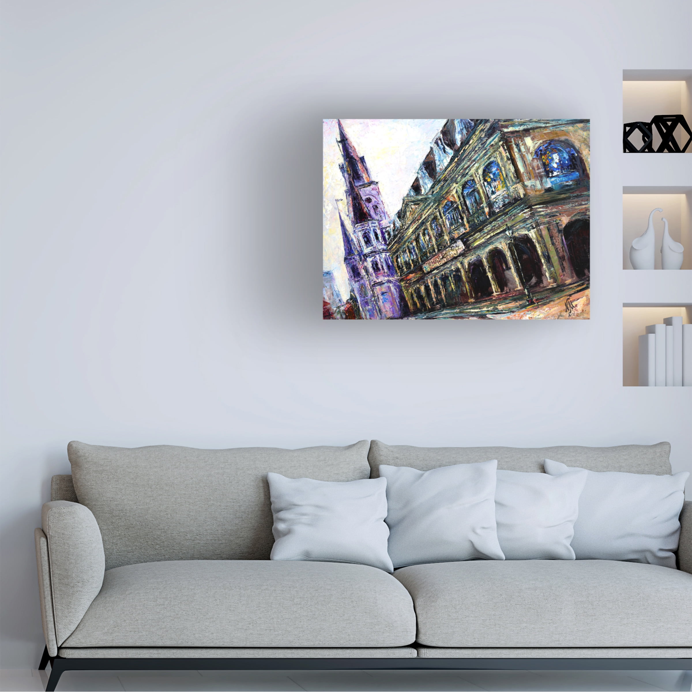 Natasha Mylius 'In The Heart Of French Quarter Of New Orleans' Canvas Art