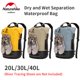 thumbnail image 2 of Naturehike-mochila impermeable de TPU de 20-40L, bolsa de viaje deportiva para natación al aire libre, separación seca y húmeda, alta capacidad, resistente al desgaste IPX6 Fivean unisex, 2 of 2