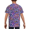 thumbnail image 5 of Wukai Watercolor Butterflies Youth Unisex Short Sleeve T-Shirt for Boys, Girls, Teens, and Kids-X-Large, 5 of 7