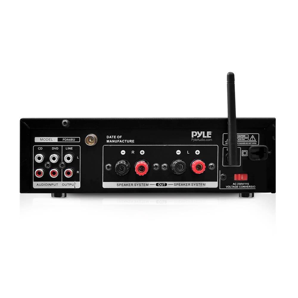 Pyle 200W Bluetooth LCD Home Stereo Amplifier Receiver with Remote and FM - image 3 of 5