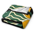 thumbnail image 2 of Saint Leo University Logo Fleece Blanket, Very Soft Microfiber Flannel Blanket for Couch Warm and Cozy for All Seasons, Black, 2 of 6