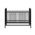 thumbnail image 3 of Little Seeds Monarch Hill Ivy Metal Baby Crib, Black, 3 of 12