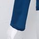 thumbnail image 4 of Blusa de mujer con escote en V profundo, mangas largas, cruzada, corte ajustado - Azul, L L, 4 of 9