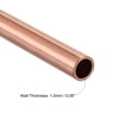 thumbnail image 3 of Uxcell 14mm OD 1.5mm Wall Thickness 100mm Length Copper Round Tube, 3 of 5