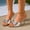 Silver, variant on Stiletto High Heels for Women Open Toe Heeled Sandals Comfort Slip-on Prom Party Dress Heels Shoes Silver 7.5(40)