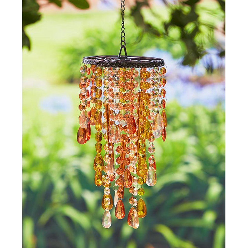Chandelier Wind Chimes Amber