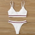 thumbnail image 3 of Aayomet Bikini Sets For Women Swimwear Bikini Women's Split Swimwear The Charm Of Swimsuit Set In Summer,White L, 3 of 5