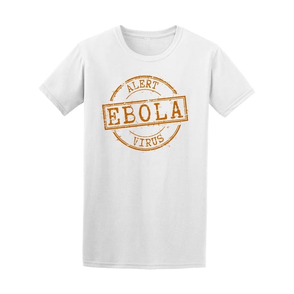 Alert Ebola Virus Stamp Tee Men's -Image by Shutterstock