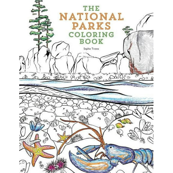 The National Parks Coloring Book, (Paperback)