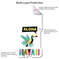 thumbnail image 4 of DistinctInk Custom SKIN / DECAL compatible with OtterBox Commuter for iPhone 11 Pro (5.8" Screen) - Summer Graphics - Aloha Hawaii Yellow Teal Pink, 4 of 5