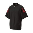 thumbnail image 2 of Holloway Sportswear L Boys EQUALIZER JACKET Black/Scarlet 222285, 2 of 2