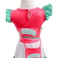 thumbnail image 4 of Baby Girl Cheerleader Costume Dress with Bag and Bowknot Hair Band Halloween Birthday Outfits, Size 12M-6T, 4 of 6
