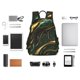 thumbnail image 4 of Disketp Green Marble Mochila Ligera e Impermeable, Mochila de Día Resistente para Viajes, Senderismo y Uso Diario para Hombre y Mujer, 4 of 7