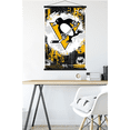 thumbnail image 5 of NHL Pittsburgh Penguins - Maximalist Logo 23 Wall Poster with Magnetic Frame, 22.375" x 34", 5 of 5