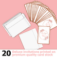 thumbnail image 4 of Baby in Bloom Baby Shower Party Invitations (20), 4 of 6