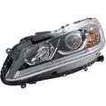thumbnail image 3 of CarLights360: For 2016 2017 HONDA ACCORD Head Light Assembly Driver Side w/Bulbs (Black Housing) - (DOT Certified) Replacement for HO2502168, 3 of 4