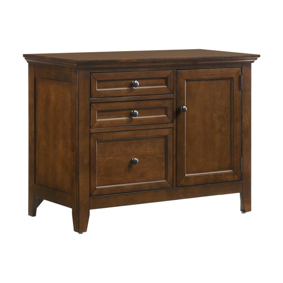 Intercon Furniture San Mateo Home Office 41" Transitional Wood Credenza - Brown