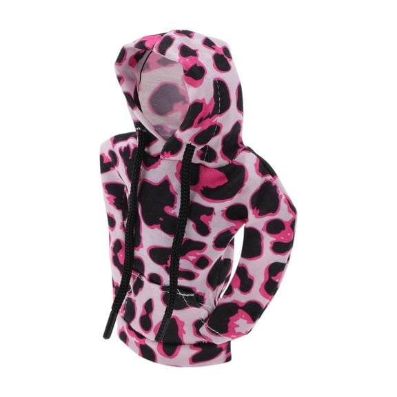 Unique Bargains Car SUV Truck Gear Shift Knob Cover Automotive Manual Stick Shifting Handle Protector Leopard print Pink,Black 1 Pc 17x11.5cm/6.69"x4.53" Polyester