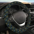 thumbnail image 5 of Salouo Sunflowers Print Elastic Car Steering Wheel Cover - 15'' Non-Slip Car Wheel Cover Protector - Universal Car Accessory for Diverse Cars, 5 of 6