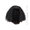 thumbnail image 4 of Waiimak Black Small Curly Short Girl Small Curly Curly Short Curly Hair With Hairnet, 4 of 5