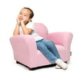 thumbnail image 3 of Plush Keet Children's Chair Pink, with accent pillow, 3 of 6