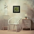 thumbnail image 4 of Scarvey, Emma 15x15 Black Modern Framed Museum Art Print Titled - Geo Veggies IV, 4 of 5