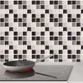 thumbnail image 4 of 30 Pieces Peel and Stick Self Adhesive Bathroom Wall Tiles Mosaic Tile Decal10x10cm, 4 of 6