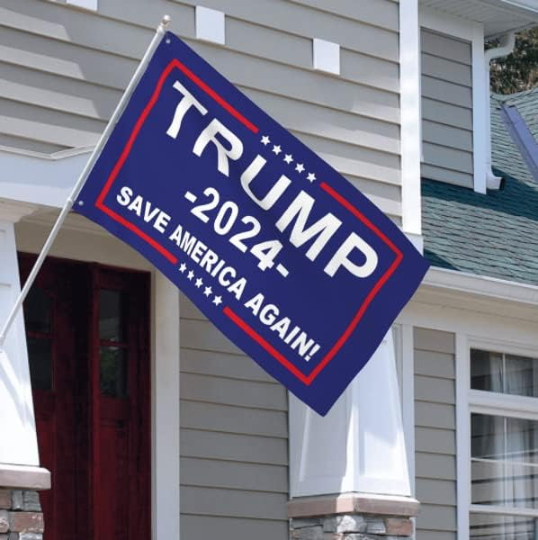 Jayus Donald Trump 2024 Flagge – 3x5 Fuß, Doppelseitig, 3-lagig – Outdoor-fest Mit 2 Messingösen
