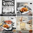 thumbnail image 4 of ZLF stainless steelFood Storage Containers setsstorage box with lidfreezer FrozenKitchen tray with lidOven plateSide dish plate Freezer & Dishwasher Safe, 4 of 6