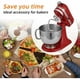 thumbnail image 2 of Gancho para masa de acero inoxidable Vhermosa para batidora de pie Kitchenaid 4,5 a 5 cuartos, 2 of 5