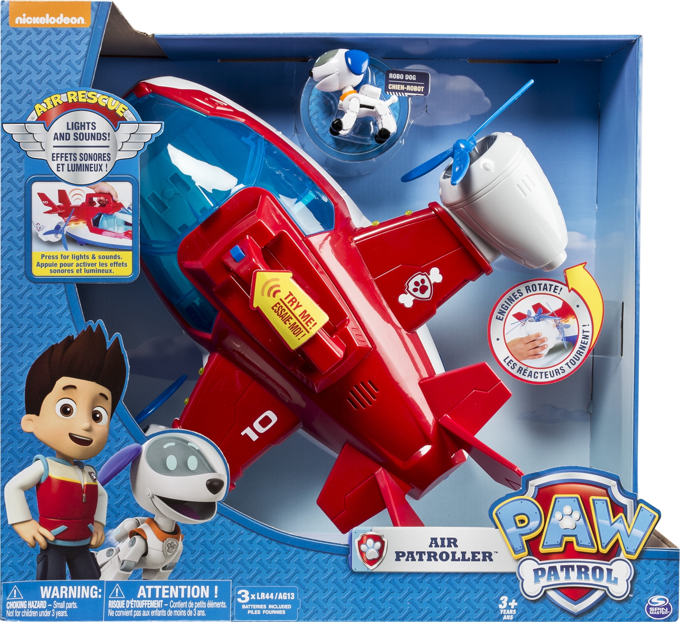 Paw Patrol, Lights and Sounds Air Patroller Plane - 1