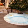 thumbnail image 5 of Fotbe Corgi In The Shower Cap Bathing Pattern Christmas Tree Skirt, Tree Skirts Plush Christmas Decorations, Christmas Tree Skirts Xmas Decorations Holiday Party Decor-36", 5 of 6