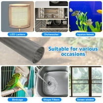 UNOMOR Industrial Use Wire Mesh Silver Stainless Steel 1 Roll 23.6X11.8X0.08In