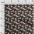 thumbnail image 2 of oneOone Cotton Poplin Orange Fabric Sports Sewing Material Print Fabric By The Yard 42 Inch Wide, 2 of 5