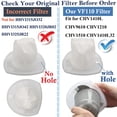 thumbnail image 2 of Paquete de 6 filtros de vacío de repuesto para Black & Decker Power Tools VF110 Vacuum CHV1410L CHV9610 CHV1210 CHV1510 CHV1410L32 90558113-01 No para HHVI315JO32 HHVI315JO42 HHVI320JR02 HHVI325JR22, 2 of 5