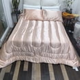 thumbnail image 4 of WQSPRING 3 Piece Bedding Set with 2 Pillow Shams Reversible All Season Lightweight Microfiber King Pink, 4 of 6