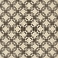 thumbnail image 1 of Ahgly Company Tapis d'Intérieur Lavable en Machine Carré Transitionnel Vanille Or, 6 Pieds Carré, 1 of 7